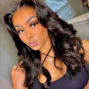 🌹5x5 20inch Body wave lace front wig